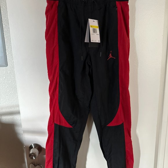 Joggers Jordan Sport Jam - Warm Up Pants - Black/Red - Mens S - Picture 2 of 6